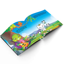 Load image into Gallery viewer, Purple Meets Angel Cat Sugar- Fun Illustrated Storybook to Learn Social Skills - For Kids Ages 3-8 - by Purple Turtle