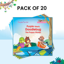 Load image into Gallery viewer, Unwrap the joy of Christmas with special deals on magical storybook gifts for kids ! Purple Turtle Story Books Pack of 20