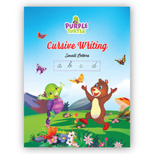 Load image into Gallery viewer, Cursive Handwriting - Small Letters: Practice Workbook For Children Age 3 - 5 years | Purple Turtle