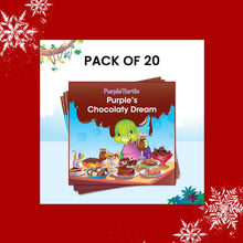Load image into Gallery viewer, Unwrap the joy of Christmas with special deals on magical storybook gifts for kids ! Purple Turtle Story Books Pack of 20