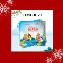 Load image into Gallery viewer, Unwrap the joy of Christmas with special deals on magical storybook gifts for kids ! Purple Turtle Story Books Pack of 20