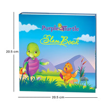 Load image into Gallery viewer, Purple Turtle Slam Book | Activity Book For kids | Return Gift For 2 to 5 Years | Pack Of 5