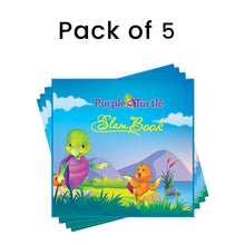 गैलरी व्यूवर में इमेज लोड करें, Purple Turtle Slam Book | Activity Book For kids | Return Gift For 2 to 5 Years | Pack Of 5