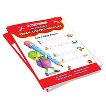 Load image into Gallery viewer, Purple Turtle Baby Record Book , My First 1000 Words Book for Early Learning, My First Book of Pencil Control With Purple Turtle Preschool Worksheets for Nursery - English, Maths & EVS - 100 Worksheets (100 Pages - 50 Leaves) for Early Learning