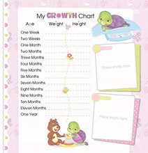 Load image into Gallery viewer, Purple Turtle Baby Record Book (Hardcover) for Storing Baby's Milestones and Special Memories