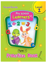 Load image into Gallery viewer, Purple Turtle Preschool Learners Term 1 Practice Book Level 2
