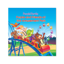 Load image into Gallery viewer, Purple and Friends at the Amusement Park  (Story Book) - Purple Turtle Storybook for Kids Ages 3-8