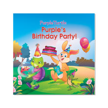 Load image into Gallery viewer, Best Birthday Return Gifts, Party Favours for Kids - Boys and Girls - Pack of 15 Illustrated Storybooks in English - Purple Turtle