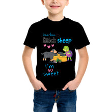 गैलरी व्यूवर में इमेज लोड करें, Purple Turtle Kids' T-Shirt - Baa Baa Black Sheep Tshirt - For Toddlers, Girls & Boys - Short Sleeves
