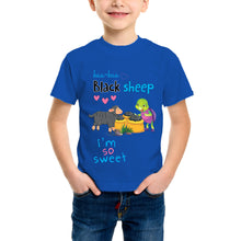 गैलरी व्यूवर में इमेज लोड करें, Purple Turtle Kids' T-Shirt - Baa Baa Black Sheep Tshirt - For Toddlers, Girls & Boys - Short Sleeves