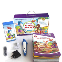 Load image into Gallery viewer, Purple Turtle Graded Readers Mega Pack - Talking Books with Magic Talking Pen - Boxset of 36 Learn-to-Read Storybooks for Kids - Ages 3-8 Years - Colourful Illustrated Stories with Fun Activities
