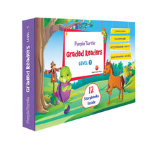 Load image into Gallery viewer, Popular Graded Reader, Level -1 Learn English | Purple Turtle