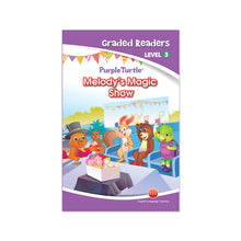 Load image into Gallery viewer, Purple Turtle - MELODY'S MAGIC SHOW | Story book for Kids Ages 5-6