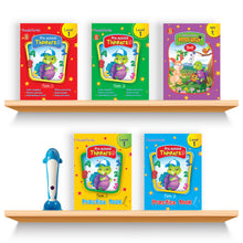 Load image into Gallery viewer, Purple Turtle Smart Preschool Talking Books with Talking Pen for Nursery Kids

