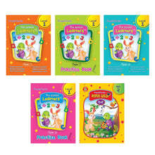 Load image into Gallery viewer, Purple Turtle Preschool Kit with Talking Pen Level 2 For LKG Kids

