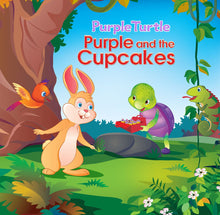Load image into Gallery viewer, Purple Turtle - Purple and the Cupcakes