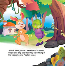 Load image into Gallery viewer, Purple Meets Freddy at the Lilly Pad Illustrated Storybook for Children (Short Story For Kids Ages 3-8 with Values)