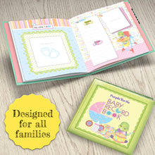 Load image into Gallery viewer, Purple Turtle Baby Record Book (Hardcover) for Storing Baby's Milestones and Special Memories
