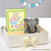 Load image into Gallery viewer, Purple Turtle Baby Record Book (Hardcover) for Storing Baby's Milestones and Special Memories