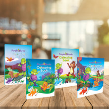Load image into Gallery viewer, Best Coloring Books for Kids Ages 3-8 (Set of 4) Purple Turtle Gift Set for Children