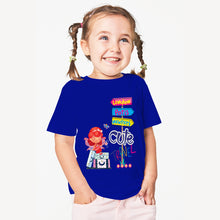 Load image into Gallery viewer, Colour Fairies Kids' T-Shirt for Infants, Toddlers, Girls - Cute Travel Tshirt - Short Sleeves