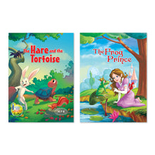 Load image into Gallery viewer, The Frog Prince and The hare and The Tortoise 2 in 1 Story Books for kids