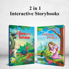 Load image into Gallery viewer, The Frog Prince and The hare and The Tortoise 2 in 1 Story Books for kids