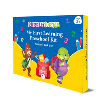 Load image into Gallery viewer, Preschool Kit for Nursery (Level-1) - Complete Kit (Set of 8 Books & More) | For Children Ages 3-4 Years | Learn English, Maths, EVS, Hindi | For Homeschooling & Preschool Classrooms