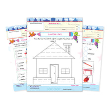 Load image into Gallery viewer, Purple Turtle Kids' Preschool Worksheets I Early Learning Fun Brain Development Activities For Children Ages 3+ I English, Maths, EVS Fun Exercises I  300 Activities 150 Loose Leaves