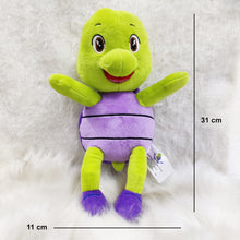 Load image into Gallery viewer, My First 1000 Words for Early Learning Illustrated Book to Learn Alphabet, Numbers, Shapes and Colours with Purple Turtle Adorable Super Soft Premium Quality Stuff Animal Turtle Plush Toy 30 CM  Purple, Green - For Kids Ages 2-8