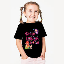 Load image into Gallery viewer, Colour Fairies Kids' T-Shirt - Smile, Laugh, Love Tshirt - For Infants, Toddlers, Girls