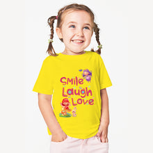 Load image into Gallery viewer, Colour Fairies Kids' T-Shirt - Smile, Laugh, Love Tshirt - For Infants, Toddlers, Girls