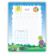 Load image into Gallery viewer, Purple Turtle | Cursive Writing Capital Letters Book for Kids Ages 3–5 | Handwriting Practice Workbook for Preschool and Kindergarten
