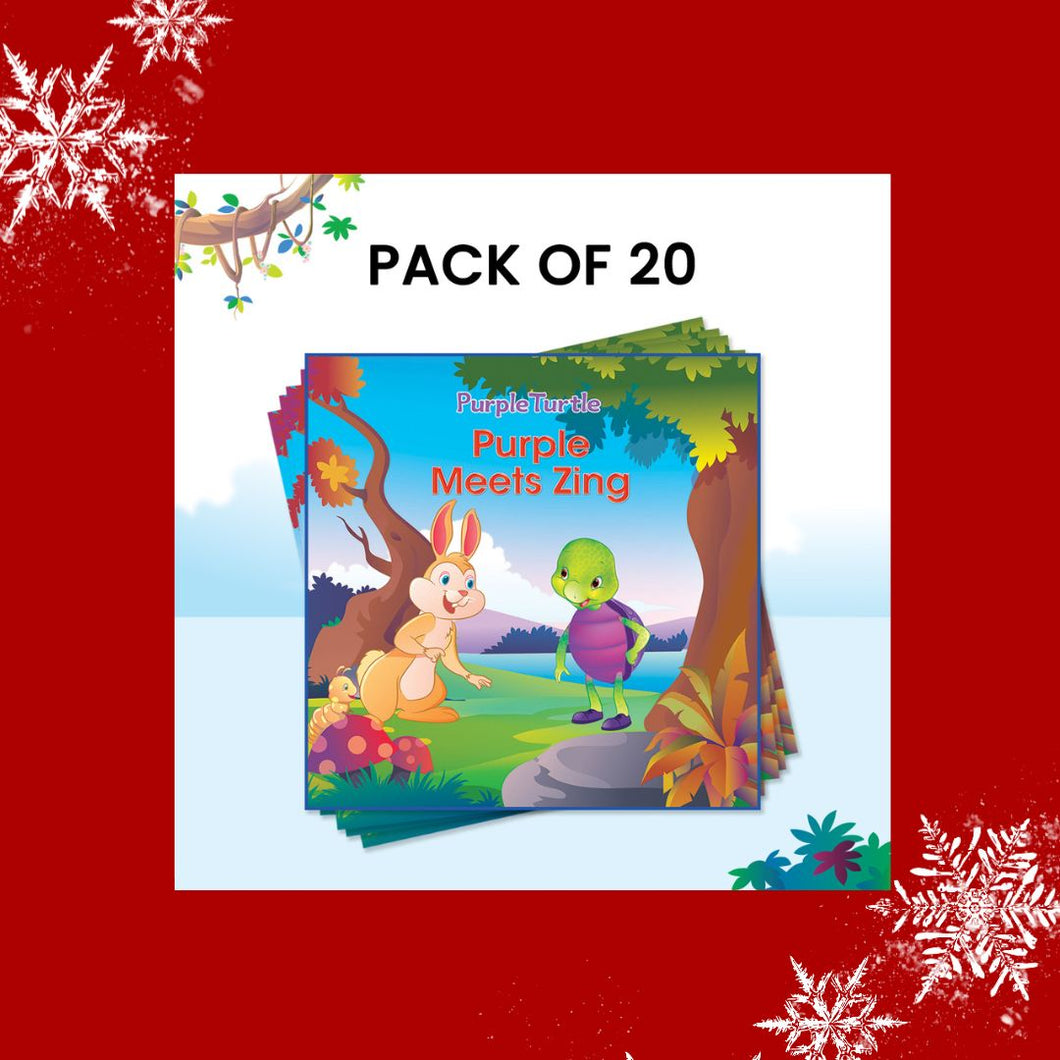 Christmas Magic Unleashed! Special Offers on Storybook Gifts for Kids ! Purple Turtle Story Books ! Pack of 20