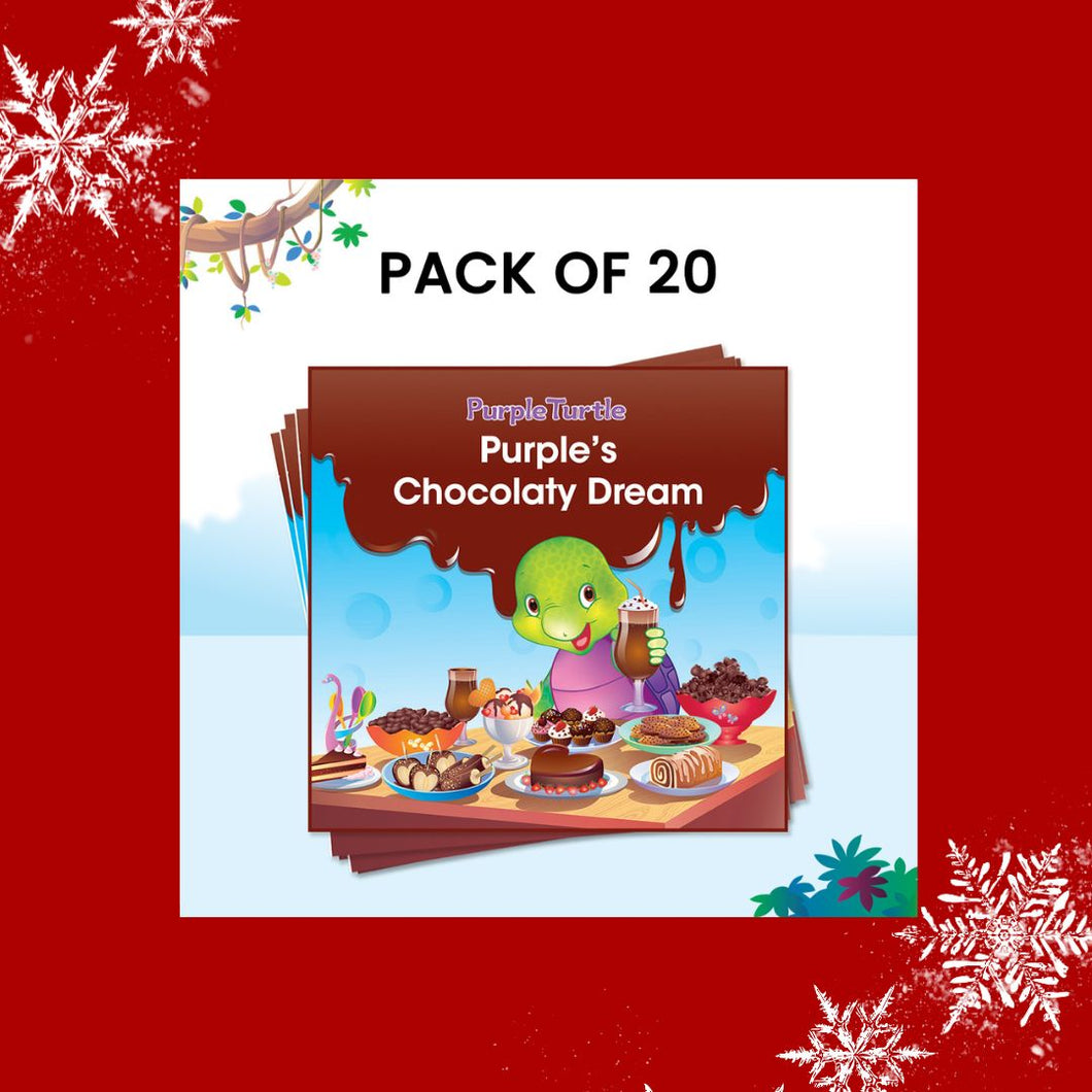 Unwrap the joy of Christmas with special deals on magical storybook gifts for kids ! Purple Turtle Story Books Pack of 20