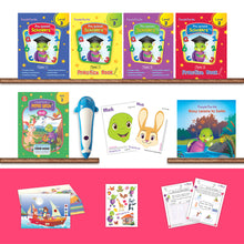 Load image into Gallery viewer, Purple Turtle Preschool Kit with Talking Pen Level 3 For UKG Kids
