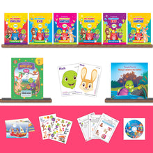 Load image into Gallery viewer, Preschool Kit for UKG (Level-3) - Complete Kit (Set of 8 Books &amp; More) | For Children Ages 5 - 6 Years | Learn English, Maths, EVS, Hindi | For Homeschooling &amp; Preschool Classrooms
