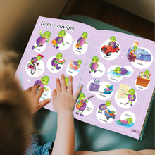 Load image into Gallery viewer, Purple Turtle Baby Record Book with My First 1000 Words Book for Early Learning
