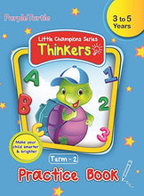 Load image into Gallery viewer, Purple Turtle Thinkers Level 1 Term 2 Practice Book for Nursery Kids

