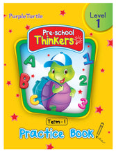Load image into Gallery viewer, Purple Turtle Pre-school Thinkers Term 1 Level 1 Practice Book
