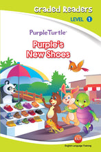 Load image into Gallery viewer, Purple&#39;s New Shoes - Purple Turtle

