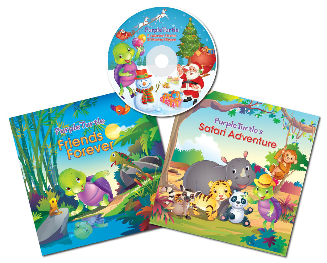 Buy 2 Children’s Books Get 1 Free CD of Animated Stories/Rhymes Videos