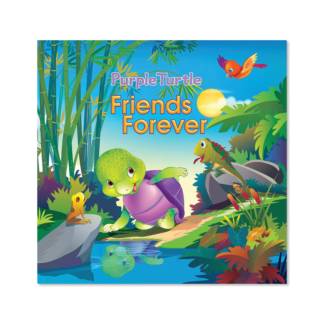 Purple Turtle Friends Forever | Moral Story Book for Kids Ages 3-8 | Illustrated Story to Learn Social Skills and the Value of Friendship | Purple Turtle
