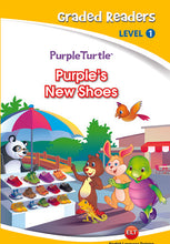 Load image into Gallery viewer, Purple Turtle - Purple&#39;s New Shoes
