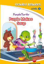 Load image into Gallery viewer, Purple Makes Soup - Purple Turtle (Graded Readers)
