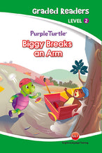 Load image into Gallery viewer, Purple Turtle - Biggy Breaks an Arm
