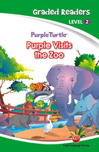 Load image into Gallery viewer, Purple Turtle - Purple Visits the Zoo
