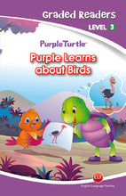 Load image into Gallery viewer, Purple Turtle - Purple Learns about Birds
