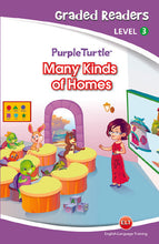 Load image into Gallery viewer, Purple Turtle - Many Kinds of Homes
