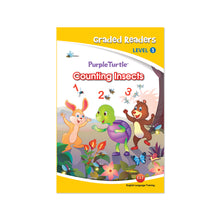 Load image into Gallery viewer, Purple Turtle - COUNTING INSECTS Story book for Kids Ages 3-4
